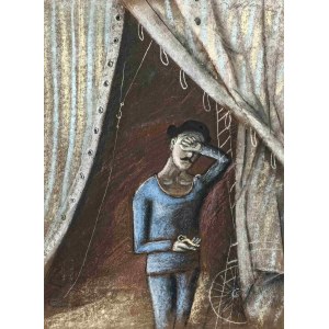 Jozef Wilkoń, Sadness, second half of the 20th century.