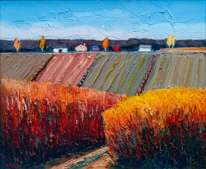 Krzysztof Raczynski-Krzyr, Autumn Landscape, 2023