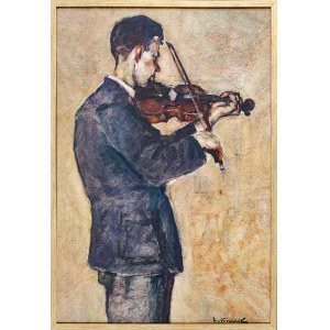 Zdzisław Kraśnik, Portret skrzypka, II połowa XX w.
