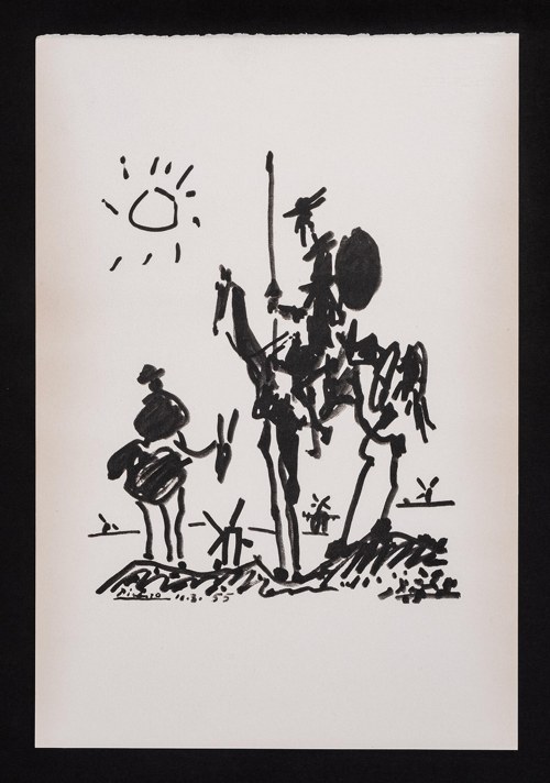 Pablo Picasso, Don Kichot S.P.A.D.E.M. Paris, 1955