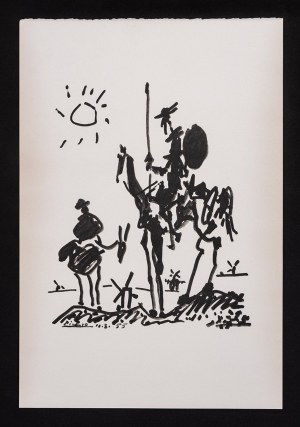 Pablo Picasso, Don Quichotte S.P.A.D.E.M. Paris, 1955