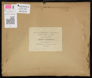 Józef BRANDT (1841-1915), Pohľad na drevenú architektúru, asi 1875