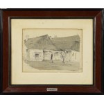 Jozef BRANDT (1841-1915), View of wooden architecture, ca. 1875
