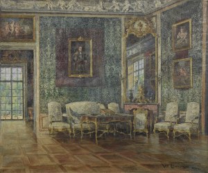 Władysław CHMIELIŃSKI (pseud. STACHOWICZ) (1911-1979) , Interior of the Wilanów Palace, 1938