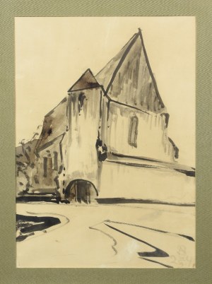 Stanislaw NOAKOWSKI (1867-1928), View of the church, 1924