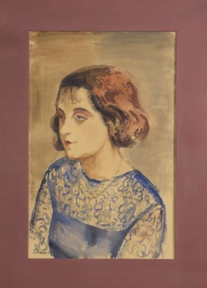 Zbigniew PRONASZKO (1885-1958), Portrait de la femme de l'artiste