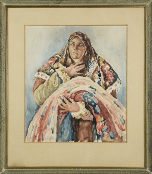 Franciszek JAŹWIECKI (1900-1946), Frau im Schleier, 1941