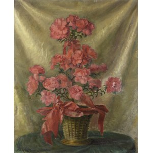 Błażej IWANOWSKI (1889-1966), Kwiaty w koszu