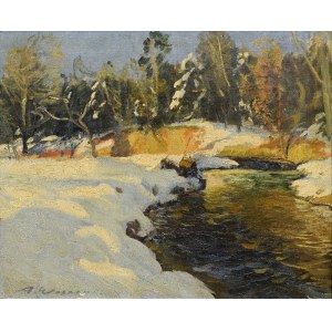 Artur WASNER (1887-1939), Pejzaż zimowy