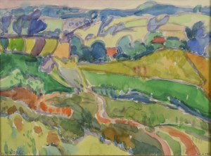 Kazimierz PODSADECKI (1904-1970), Moderne Landschaft, 1968