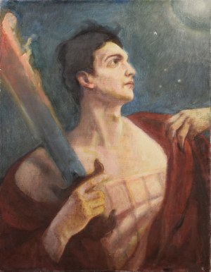Jozef UNIERZYSKI (1863-1948), Das brennende Schwert der Gerechtigkeit
