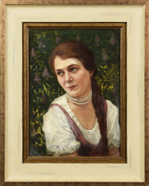 Kazimierz POCHWALSKI (1855-1940), Portret kobiety
