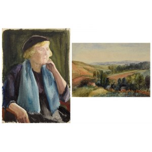 Olga PECZENKO-SRZEDNICKA (1918-1975), Zestaw 2 prac