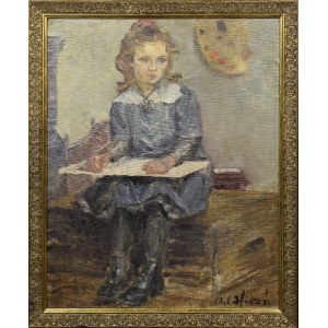 Adolf HIROÑ (1882-1930), Ragazza, 1927 ca.