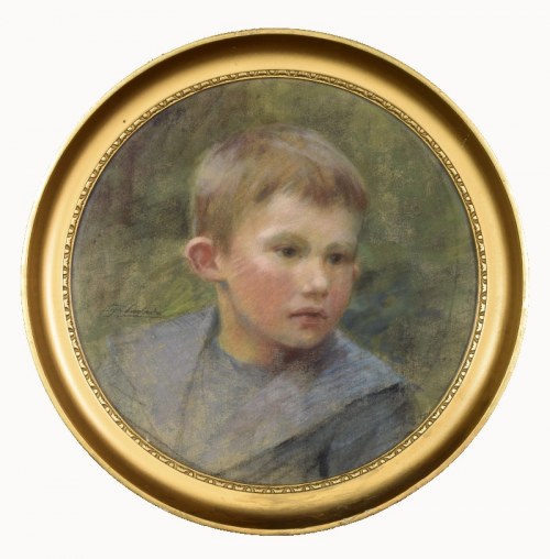Josefine SWOBODA (1861-1924), Portret chłopca