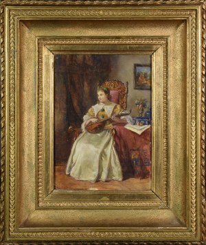 Malíř neurčen, Západní Evropa, 19. století, Hraní, 1871?