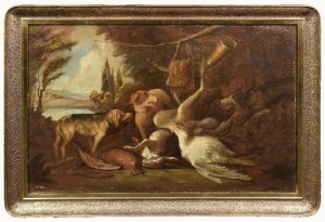 Peintre non spécifié, Europe occidentale, XVIIIe siècle, Après la chasse
