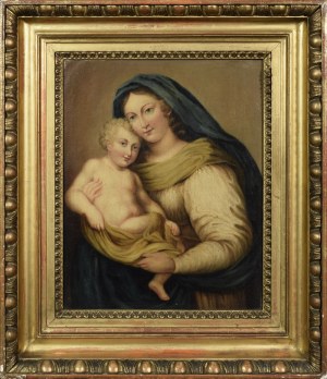 Nicht näher bezeichneter Maler, 19. Jahrhundert, Madonna mit Kind