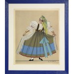 Zofia STRYJEŃSKA (1891-1976), Ślubny strój śląski, 1939