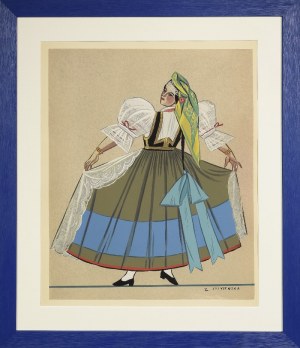 Zofia STRYJEŃSKA (1891-1976), Wedding Silesian Costume, 1939