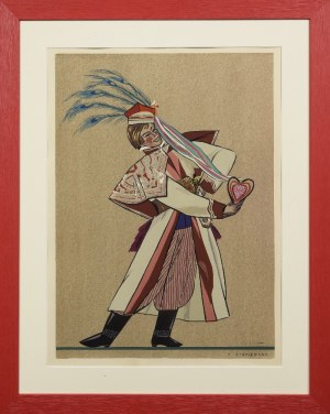 Zofia STRYJEŃSKA (1891-1976), Costume folklorique de Cracovie, 1939