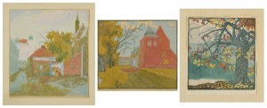 Władysław BIELECKI (1896-1943), Set of 3 woodcuts