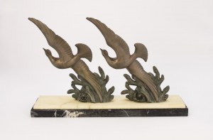Artist unspecified, 20th century, Seagulls - art déco sculpture