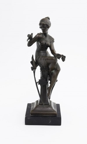 NICK (20e siècle), Femme avec un oiseau