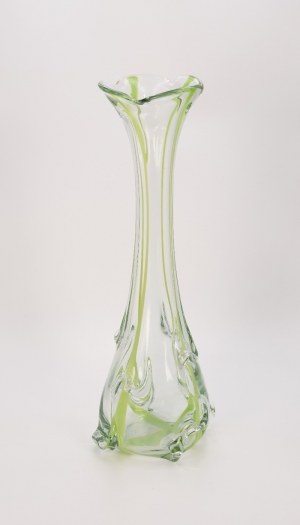 ZĄBKOWICE Economic Glassworks, Glass vase
