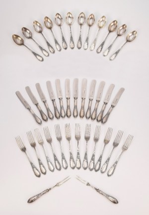 NORBLIN & Co (company active 1819-1944), Cutlery for 12 persons