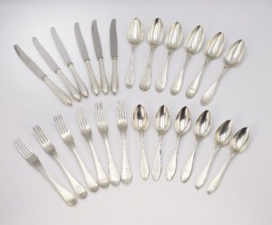 Cutlery set for 6 persons (matched)