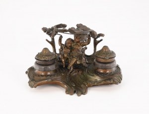BROSSY Company, Inkwell with figures of children