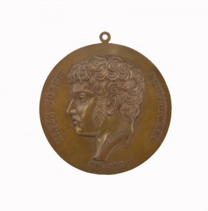 Aleksander BORAWSKI (1861-1942) - modeler, Medallion - Prince Joseph Poniatowski