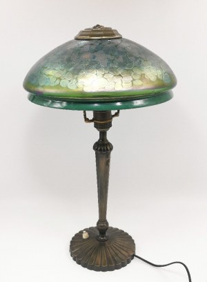 Loetz-Witwe type boudoir lamp