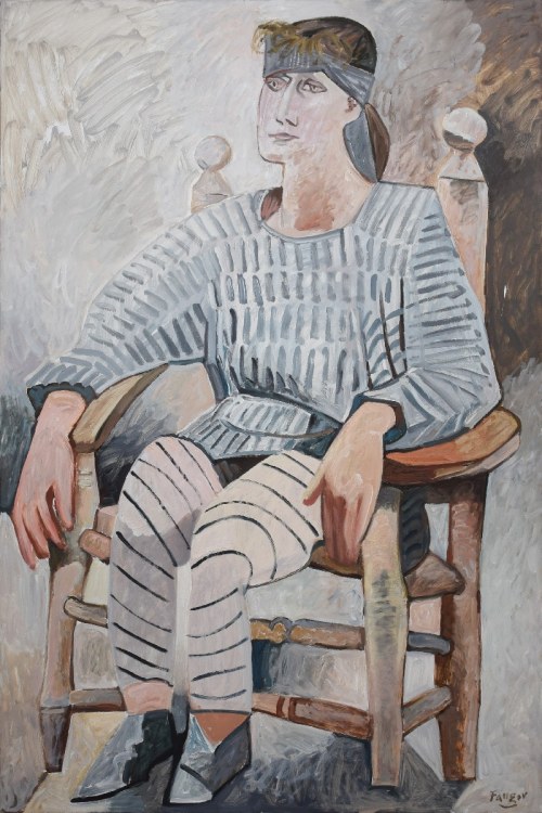 Wojciech FANGOR(1922 - 2015), Portret kobiety, 1991
