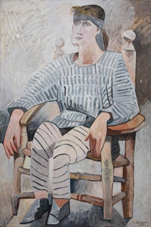 Wojciech FANGOR(1922 - 2015), Portrét ženy, 1991