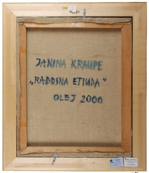 Janina KRAUPE-ŚWIDERSKA (1921-2016), Étude joyeuse, 2000