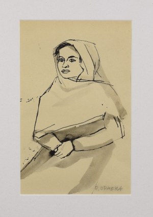 Roman OPAŁKA (1931-2011), Jeune femme