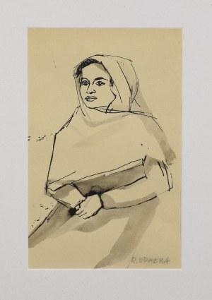 Roman OPAŁKA (1931-2011), Young woman