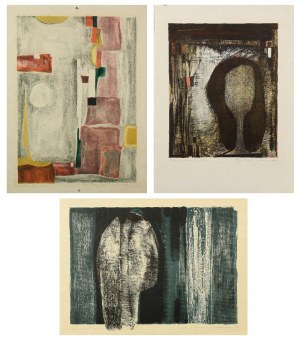 Olga PECZENKO-SRZEDNICKA (1918-1975), Set of 3 lithographs
