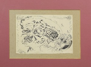 Zdzislaw LACHUR (1920-2007), Sketch with a head, 1996