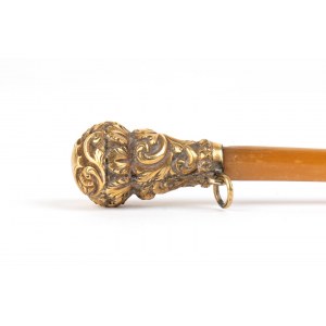 English Victorian rhinoceros horn horse whip