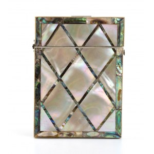 Mother-of-pearl card holder