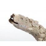 Deer antler carving