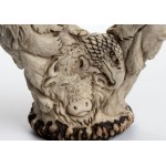 Deer antler carving