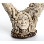 Deer antler carving