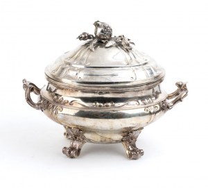 Important Sicilian silver tureen