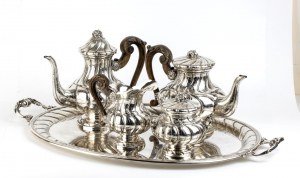 Italian silver tea and coffee set