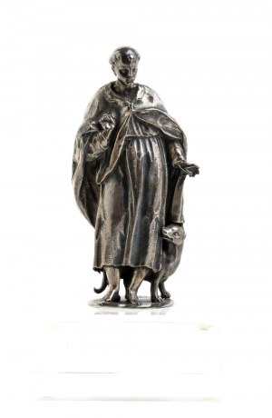 Włoska srebrna rzeźba św. Wita