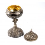 Sicilian silver pyxis
